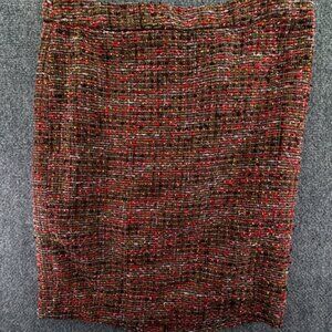 NWT J. Crew Women Pencil Skirt Size 6 Colorful $90 Zip Adult 3D Textured